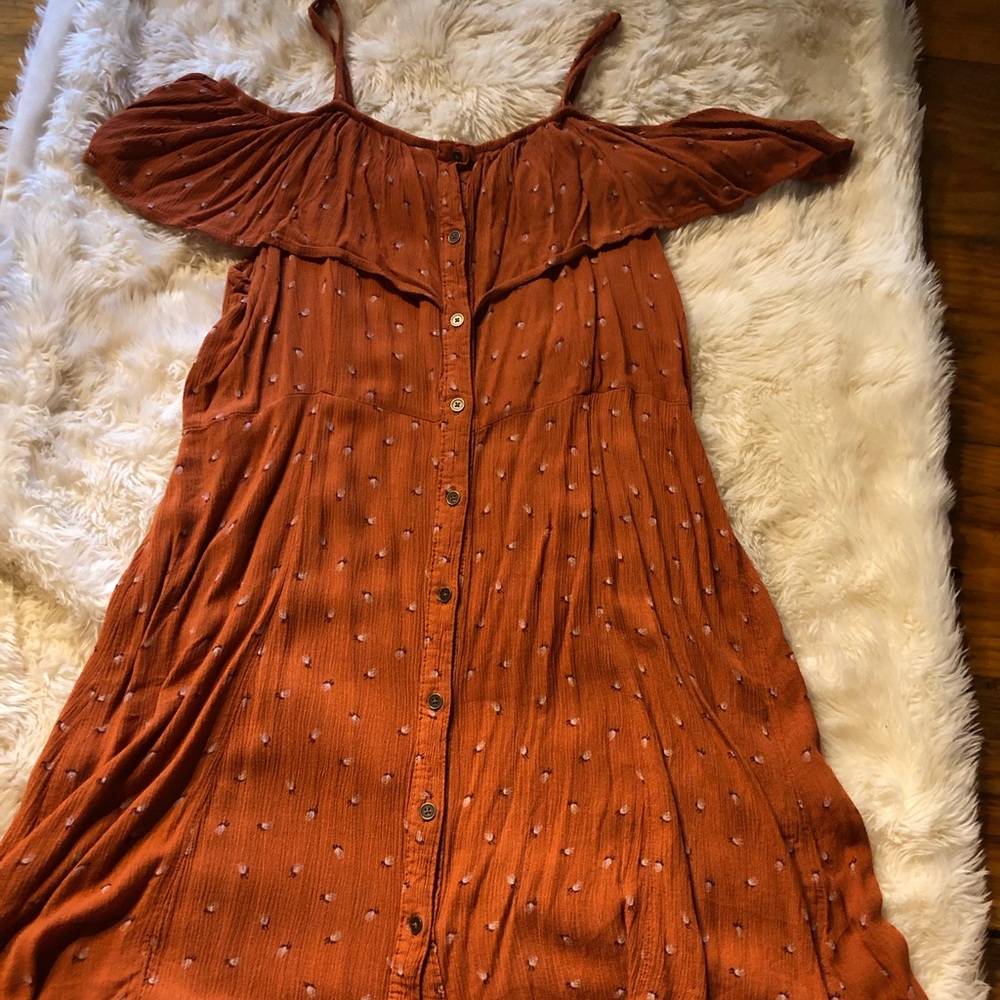 button down dress